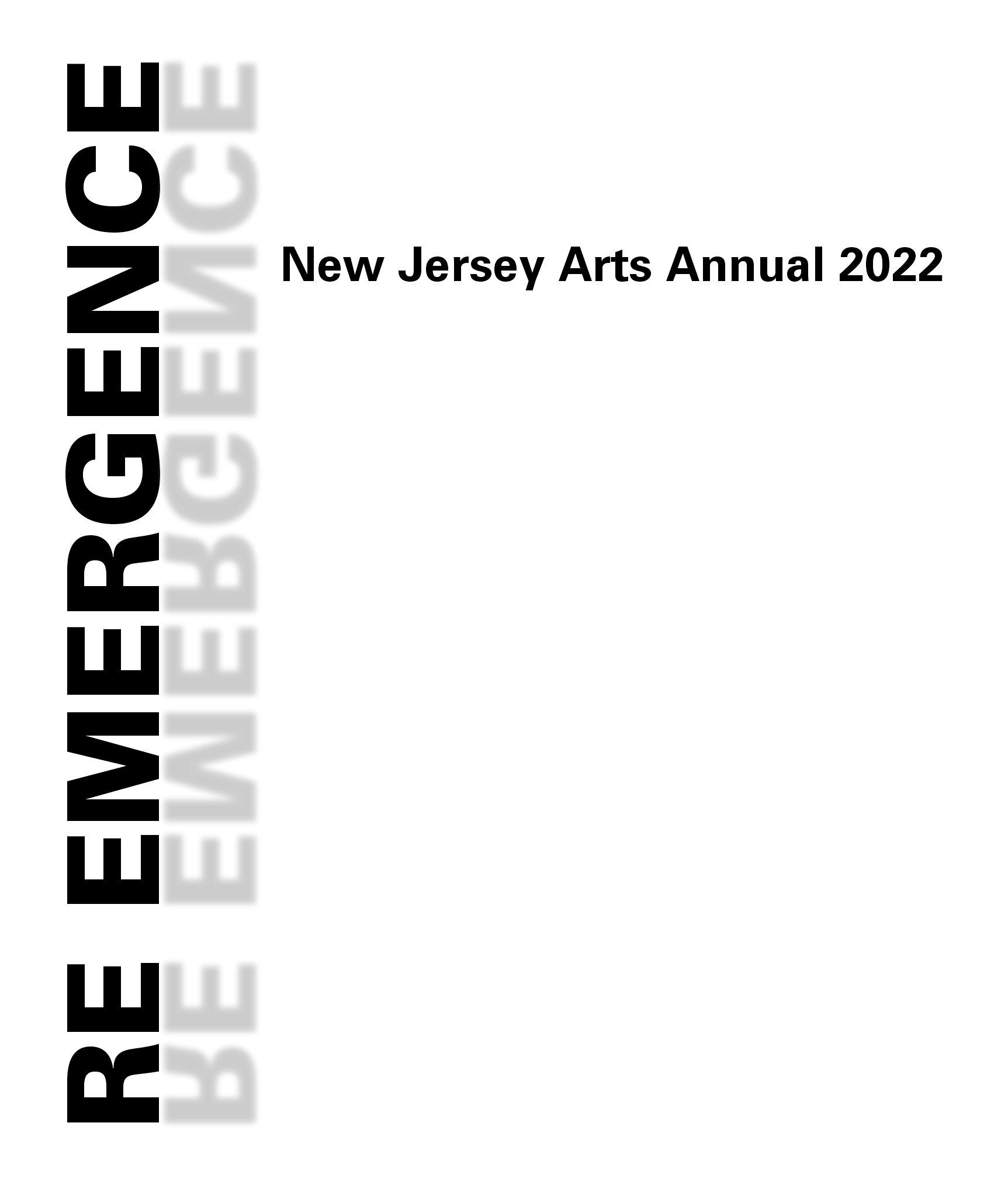2022 New Jersey Arts Annual: Reemergence